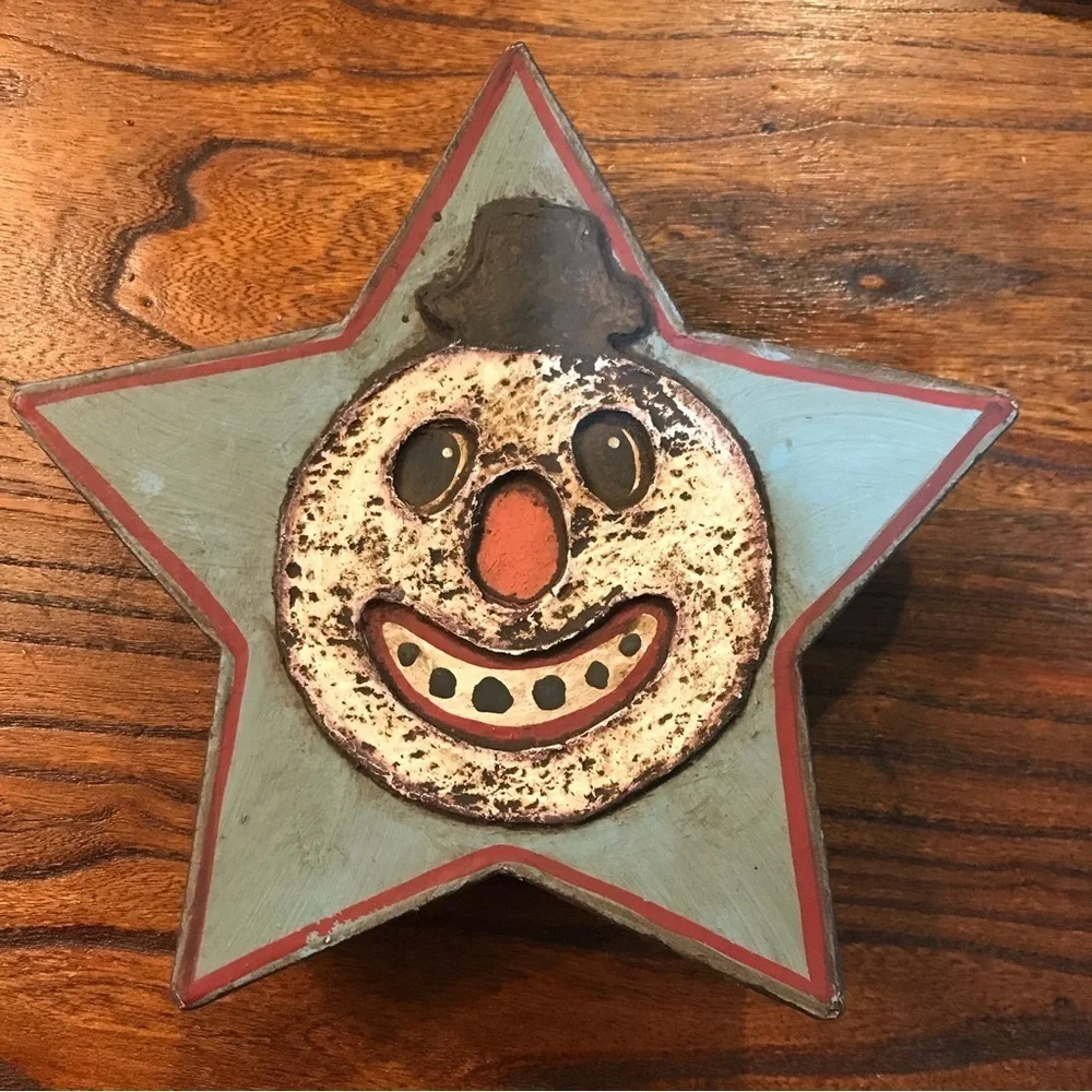 ▪️VINTAGE Rare Folklore Snowman Box